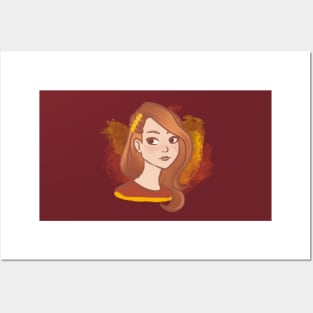 Ginny in Lion sports sweater Posters and Art